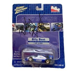 Authentic Autographed Billy Boat NOS Johnny Lighting Indy Racing Limited Edition